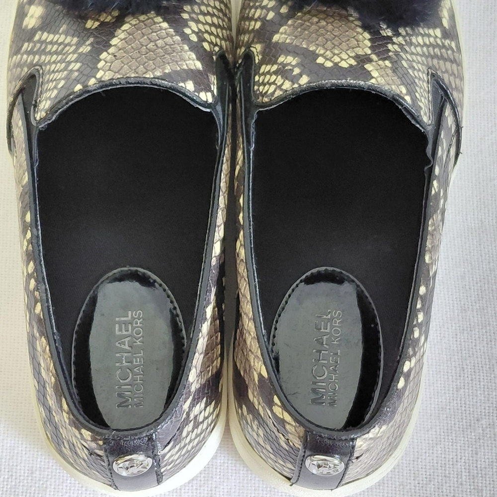Michael Kors Snake Sneaker Pom Pom - Picture 5 of 8